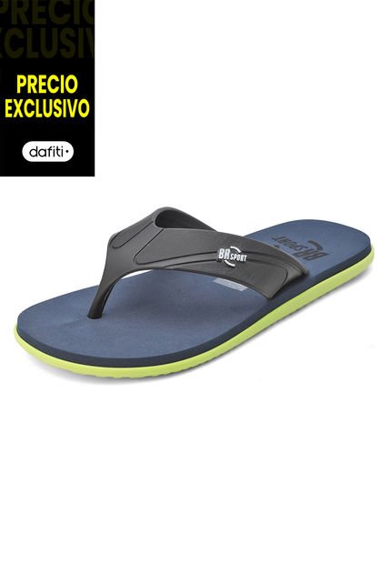 Sandalia Negro-Azul-Verde Lima BR SPORT