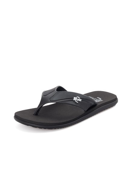 SANDALIA PLANA NEGRO PRETO BR SPORT