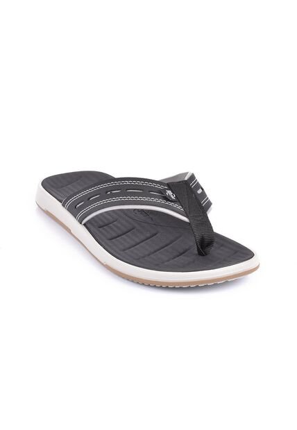 Sky Walk Sandalia Plana Casual Hombre 6631372266-106NEGRO