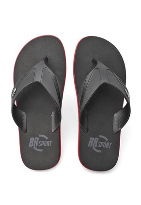 Playera Negro-Blanco-Rojo BR SPORT