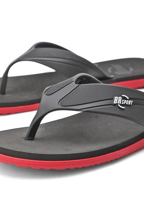 Playera Negro-Blanco-Rojo BR SPORT