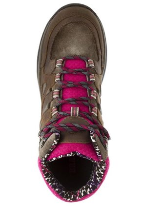 Bota Outdoor Brahma Café-Fucsia