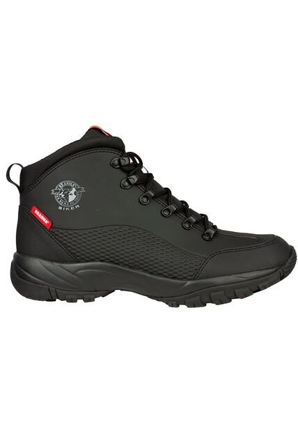 Bota Brahma Para Hombre Amarrar Negro