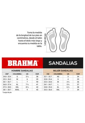 Sandalias Chanclas Hombre Brahma Ra2280 Navy