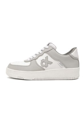 Tenis Mujer Ox By Brahma Xw3469 Gris Blanco