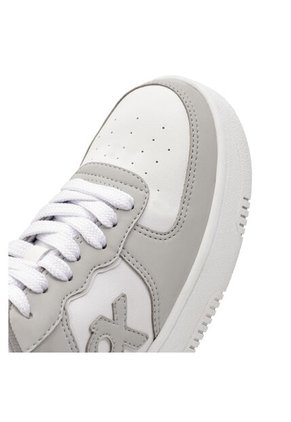 Tenis Mujer Ox By Brahma Xw3469 Gris Blanco