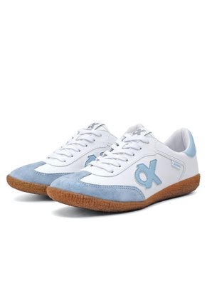 Tenis Mujer Ox By Brahma Ry3471 Blanco Azul