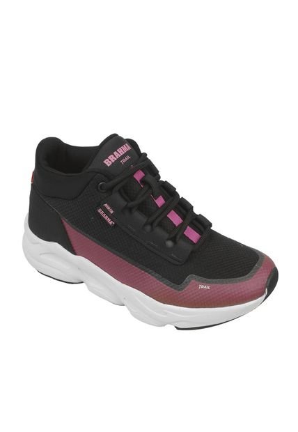 Zapatos Mujer Brahma Trail Ga3378 Negro Fucsia