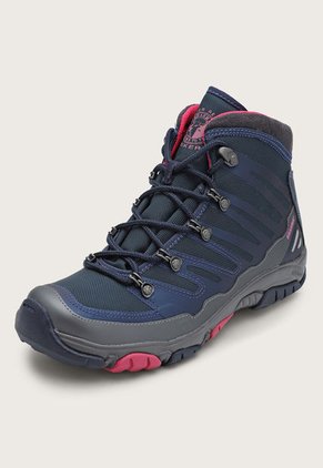 Bota Outdoor Azul-Gris-Fucsia BRAHMA Biker