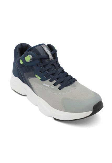 Zapatos Hombre Brahma Trail Ge3594 Gris Azul