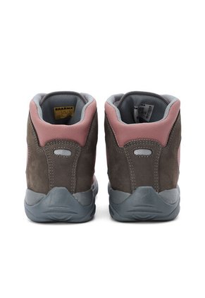 Botas Brahma Mujer Biker OM1779 Gris Rosado