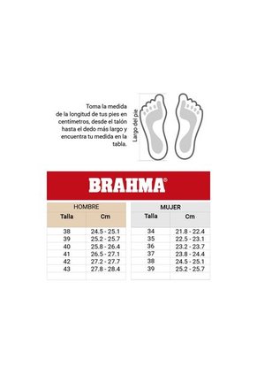 Tenis Mujer Brahma GC3177 Negro