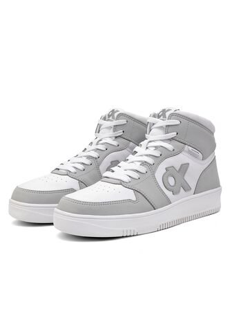 Tenis Hombre Ox By Brahma OX3597 Blanco Gris Brahma