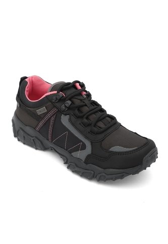 Tenis Brahma Mujer IY2877 Negro Salmón Brahma