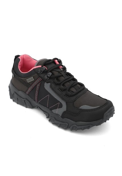 Tenis Brahma Mujer IY2877 Negro Salmón