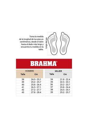 Tenis Mujer Brahma GC3177 Negro