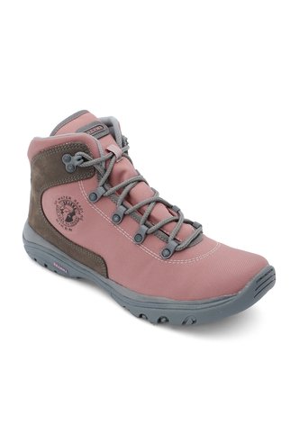 Botas Brahma Mujer Biker OM1779 Gris Rosado Brahma
