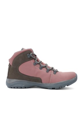 Botas Brahma Mujer Biker OM1779 Gris Rosado