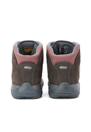 Botas Brahma Mujer Biker OM1779 Gris Rosado