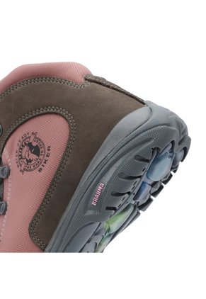 Botas Brahma Mujer Biker OM1779 Gris Rosado
