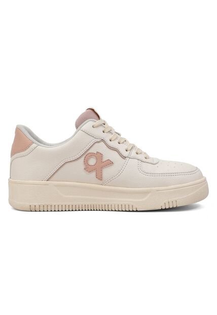 Tenis Mujer Ox By Brahma XW3469 Beige