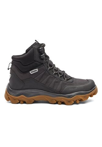 Botas Trekking Hombre Brahma Rq3685 Negro Brahma
