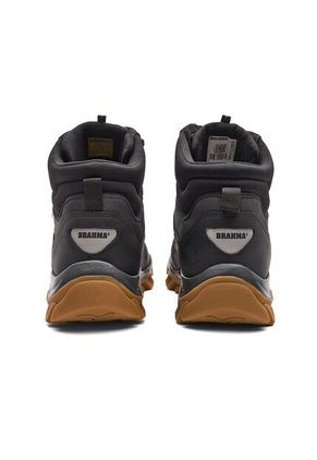 Botas Trekking Hombre Brahma Rq3685 Negro