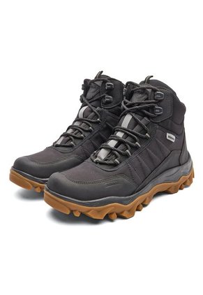 Botas Trekking Hombre Brahma Rq3685 Negro