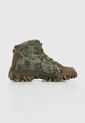 Bota Outdoor Café-Verde Militar-Beige BRAHMA de Brahma