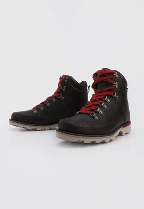 Bota Outdoor Café-Rojo-Beige BRAHMA