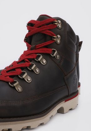 Bota Outdoor Café-Rojo-Beige BRAHMA