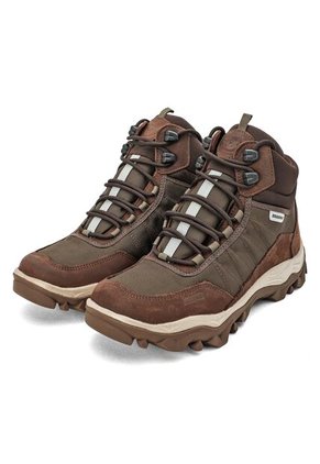 Botas Trekking Hombre Brahma Rq3685 Café
