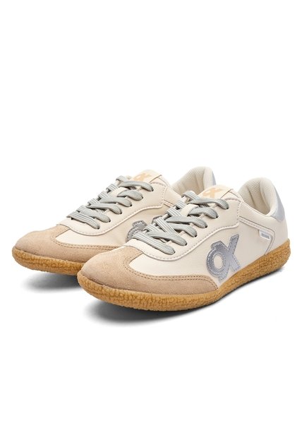 Tenis Ox By Brahma Casual Mujer RY3471 Beige