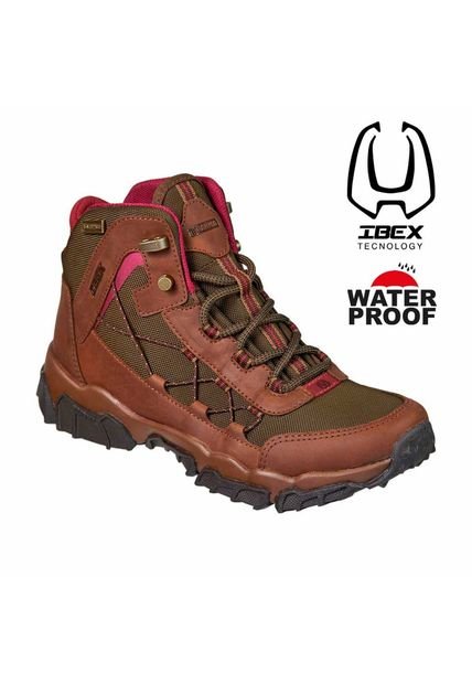 Botas Brahma Mujer IY2869 Café Vinotinto