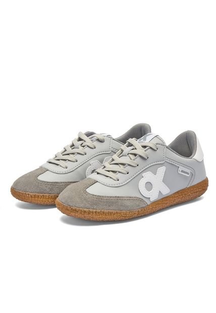 Tenis Infantil Ox By Brahma OB1847 Gris