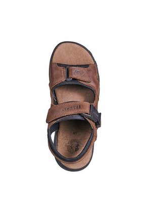 Sandalias Caf\u00e9 Brahma Lw1595-Cam