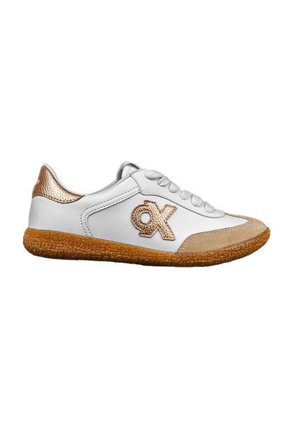 Tenis Mujer Ox By Brahma Ry3471 Blanco Rosa