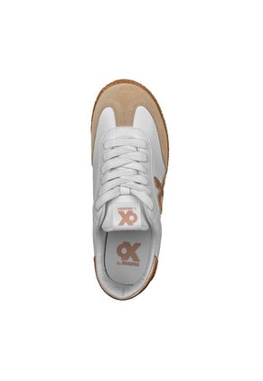 Tenis Mujer Ox By Brahma Ry3471 Blanco Rosa