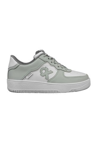 Tenis Mujer Ox By Brahma Xw3469 Gris Blanco Brahma