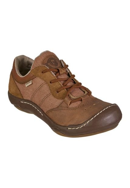 Bota Textil  Cuero Brahma Mujer Miel Hd2868-Mie