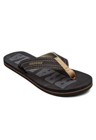 Sandalias Hombre Brahma RA2280 Negro Dorado Brahma