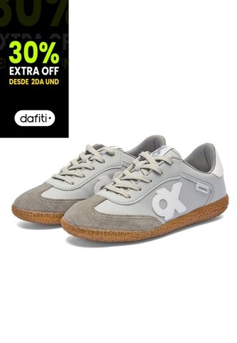 Tenis Infantil Ox By Brahma OB1847 Gris Brahma