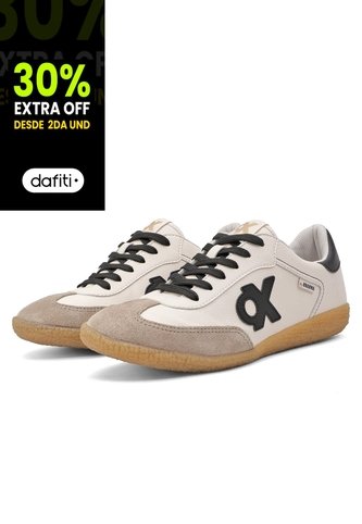 Tenis Ox By Brahma Casual Mujer RY3471 Beige Brahma