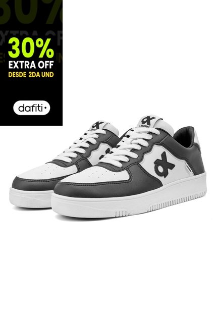 Tenis Hombre Ox By Brahma OX3598 Negro Blanco