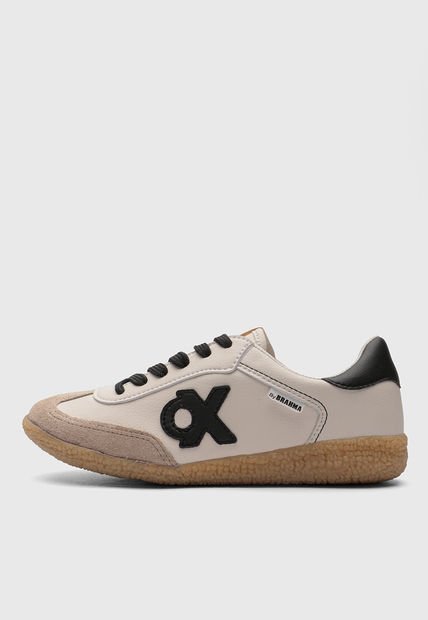Tenis Lifestyle Beige-Negro BRAHMA