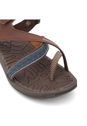 Sandalias Mujer Brahma Rig RO2861 Café Turquesa