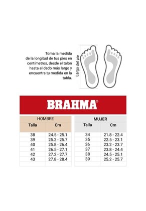 Botas Brahma Waterproof Mujer CY3278 Negro