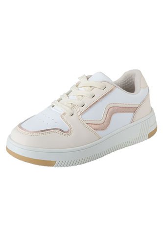 Zapatos Casuales Leesi Tipo Sneakers Para Niña Beige Brash 200193 Payless Brash