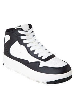 Zapatos Casuales Train Hi Top Para Mujer Blanco Brash 200314 Payless