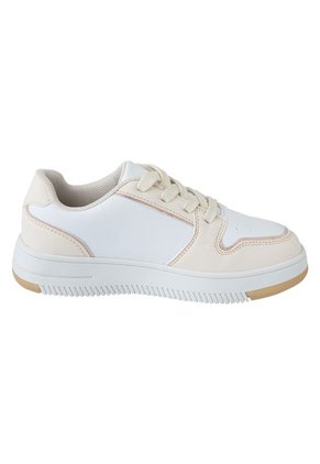 Zapatos Casuales Leesi Tipo Sneakers Para Niña Beige Brash 200193 Payless